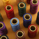 1mm flat wax thread polyester thread sintered 150D flat hand sewing wax thread handmade DIY leather thread