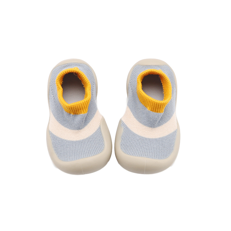 Ins Korean version 2025 spring new children's floor socks shoes do not fall off baby toddler shoes breathable soft bottom shoes and socks