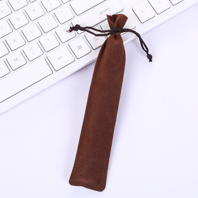 Crystal Pen Pen Case Double-sided Thickened Flannel Piece Pen Case Pen Brass Pen Gift Pen Case Plush Cloth Pen Case