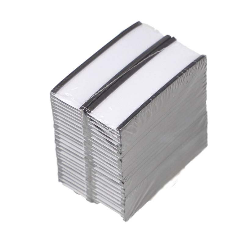 C- shaped magnetic card label holder warehouse shelf management logo card cover iron cabinet iron door magnetic name sticker