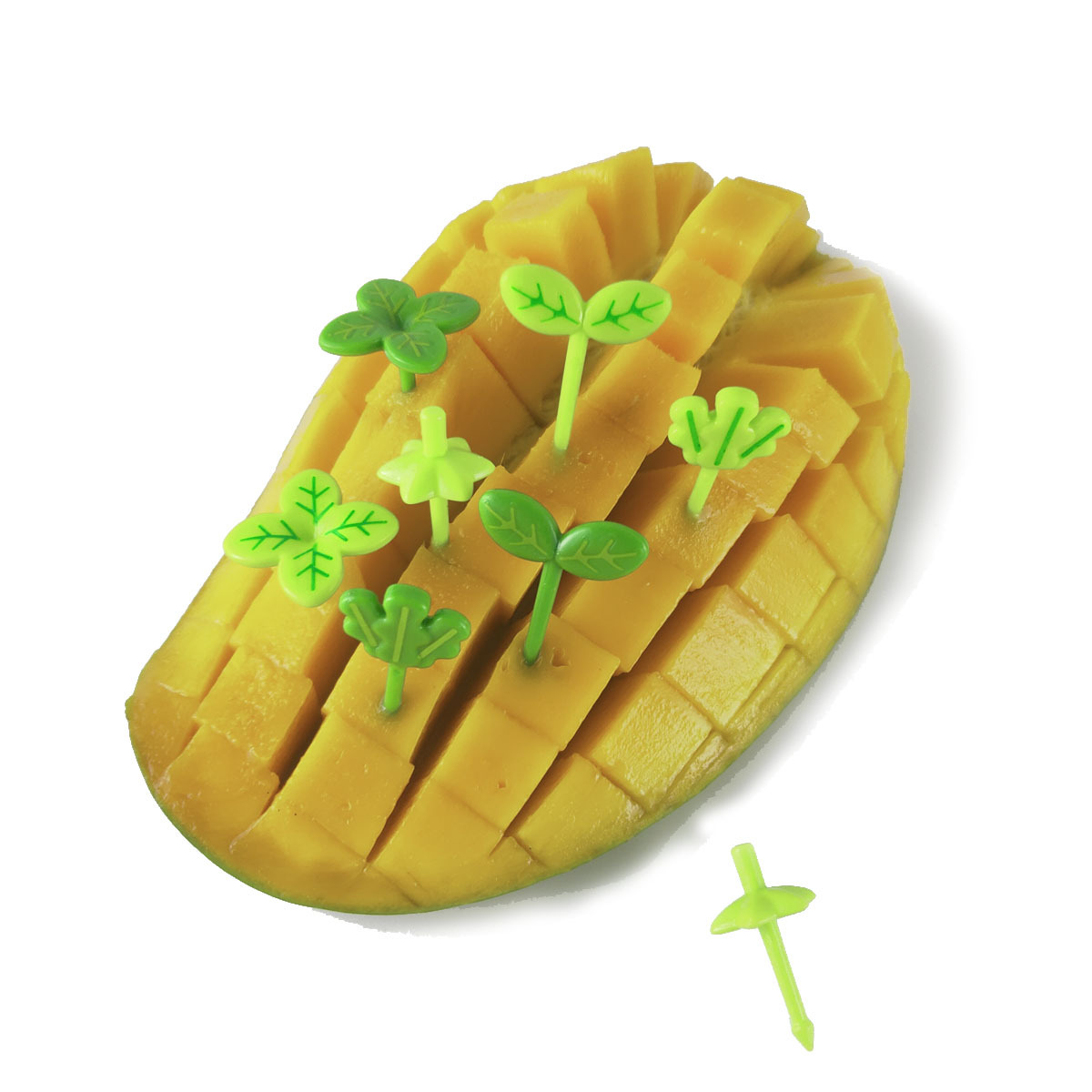 Новый продукт! Четырехлистный Клевер пластиковая фруктовая палочка детская бенто палочка вилка для фруктов в японском стиле 8 штук