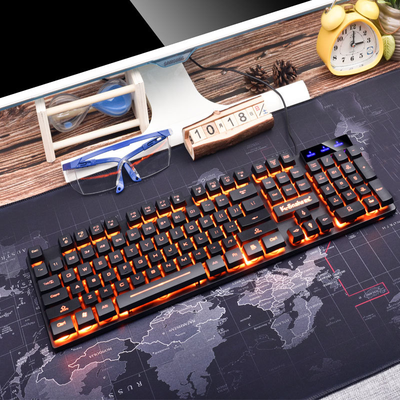 Viper K4 wired keyboard USB game backlit laptop desktop computer mute keyboard office home