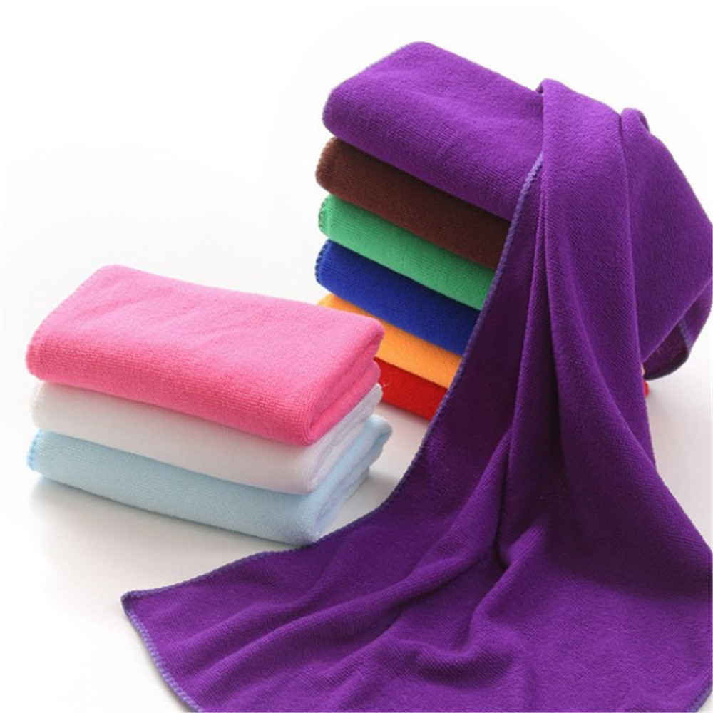 Medium and thick microfiber towel soft absorbent lint free gas station towel activity gift making logo word