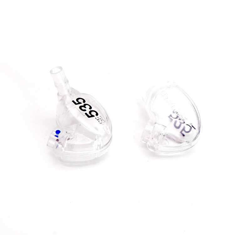 Transparent earphone shell suitable for replacement and repair Shure se535 earphone shell DIY SE846 moving iron earphone shell