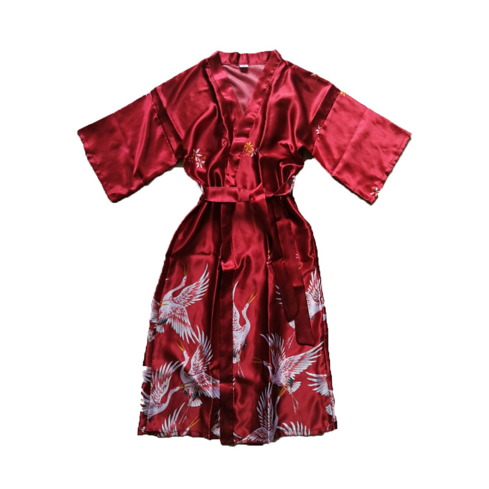 2020 Summer new morning gown silk-like women's nightgown home cross-border ice silk pajamas V-neck home wear for women
