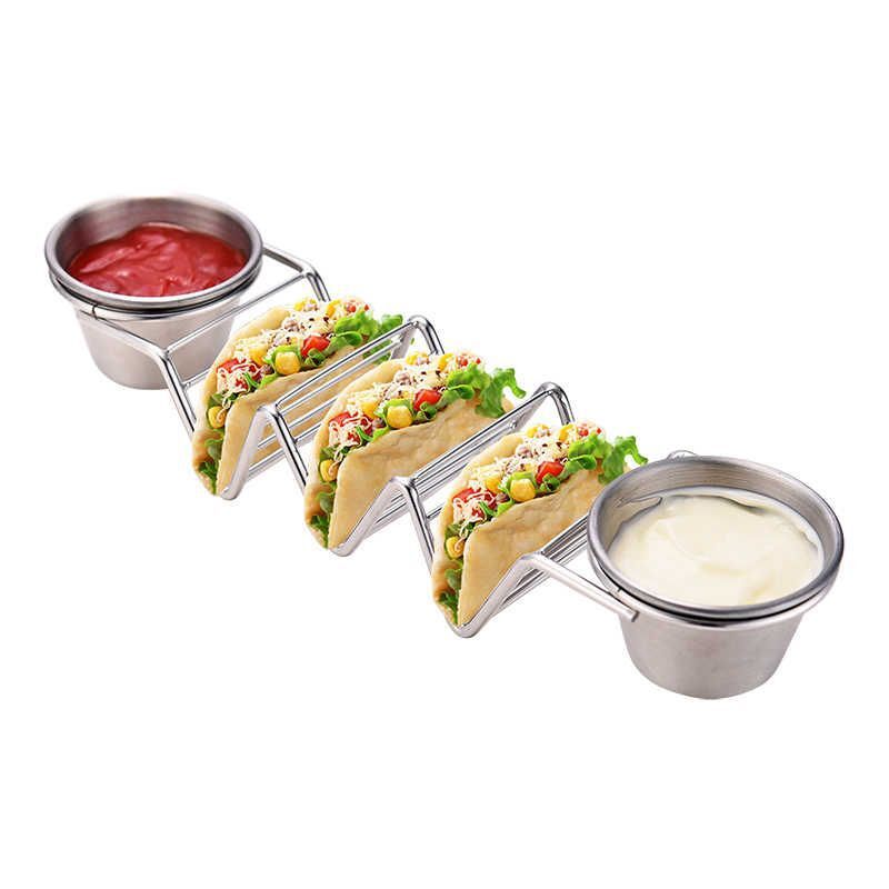 Creative Taco with sauce cup pancake Holder spring roll Holder Mexican Taco Holder pancake Holder corn roll Holder
