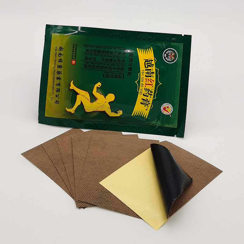 Wholesale Vietnam Red ointment stickers 8 stickers 1 pack White Tiger Wanjin stickers exhibition stall supply products WeChat agent