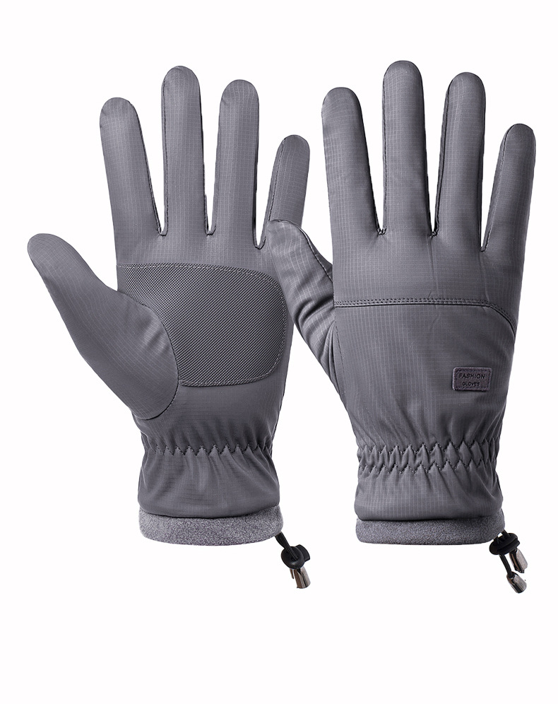Gloves men's winter warm plus velvet padded non-slip outdoor ski riding windproof manufacturers a generation of cross-border new_voghion.com