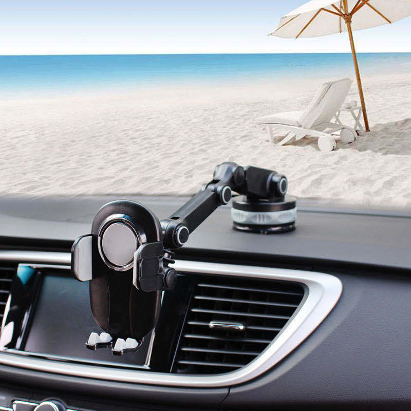 Cross-border explosions new car navigation mobile phone Rack car suction cup center console clip mobile phone bracket factory direct supply
