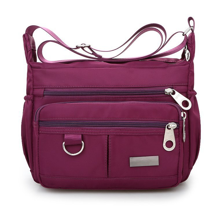 New fashion nylon shoulder bag women's bag simple Oxford cloth bag messenger bag female mummy bag a generation of hair