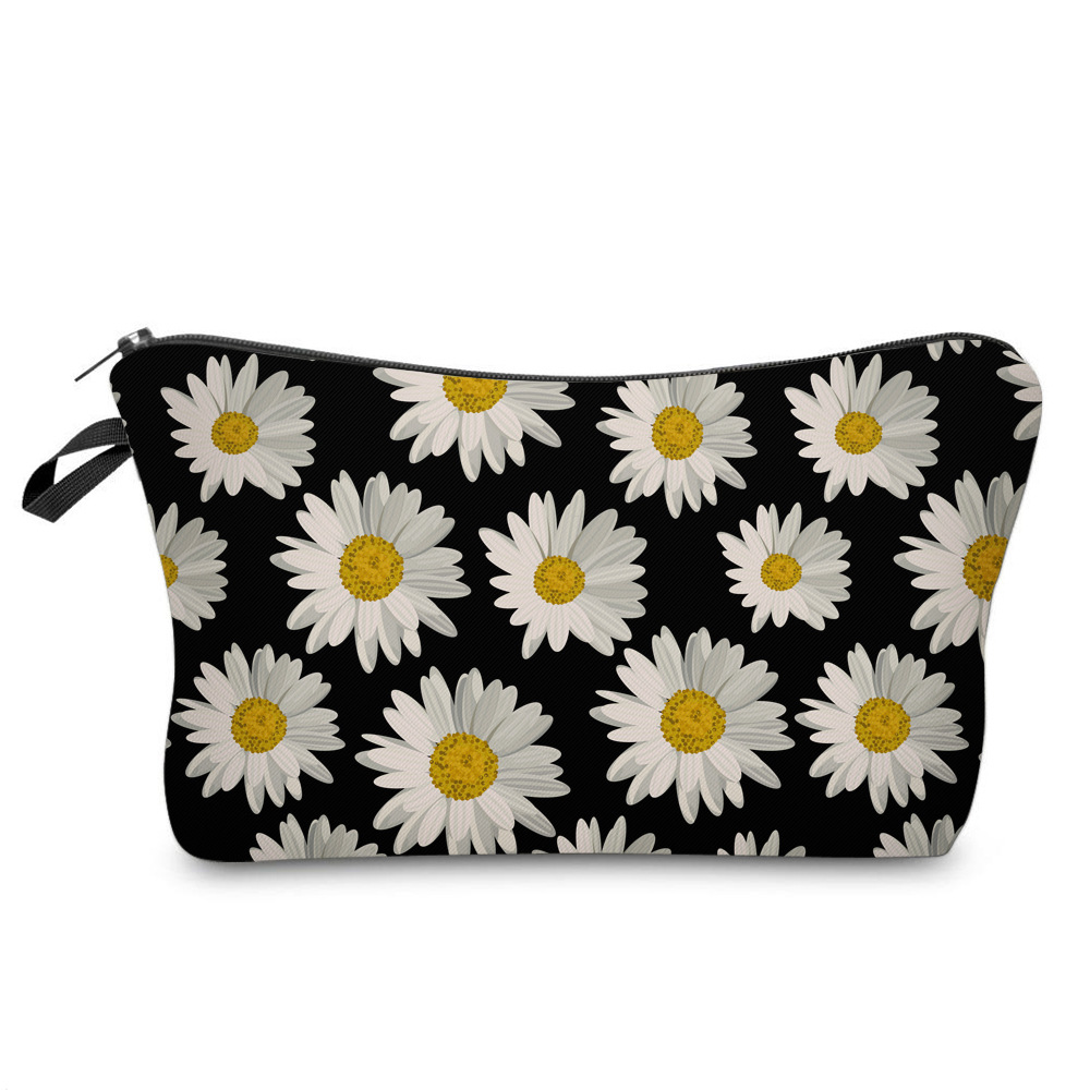 2020 New Amazon Hot Selling Daisy Makeup Bag Multi-functional Women Dumpling Makeup Bag Storage Wash Bag