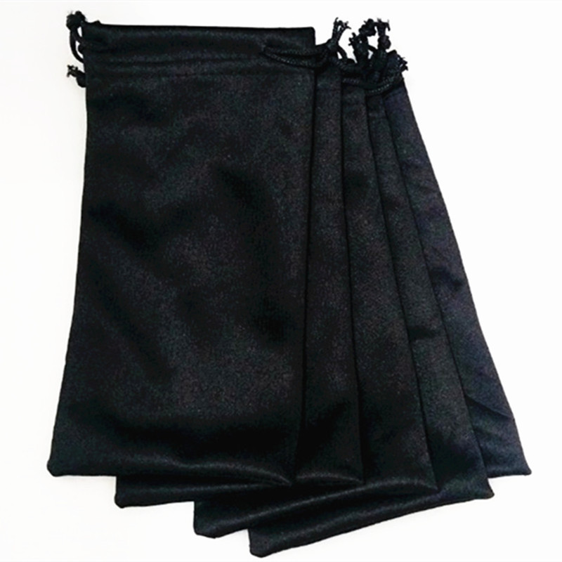 Black knitted glasses bag sunglasses sunglasses plain glasses frame cloth bag accessories