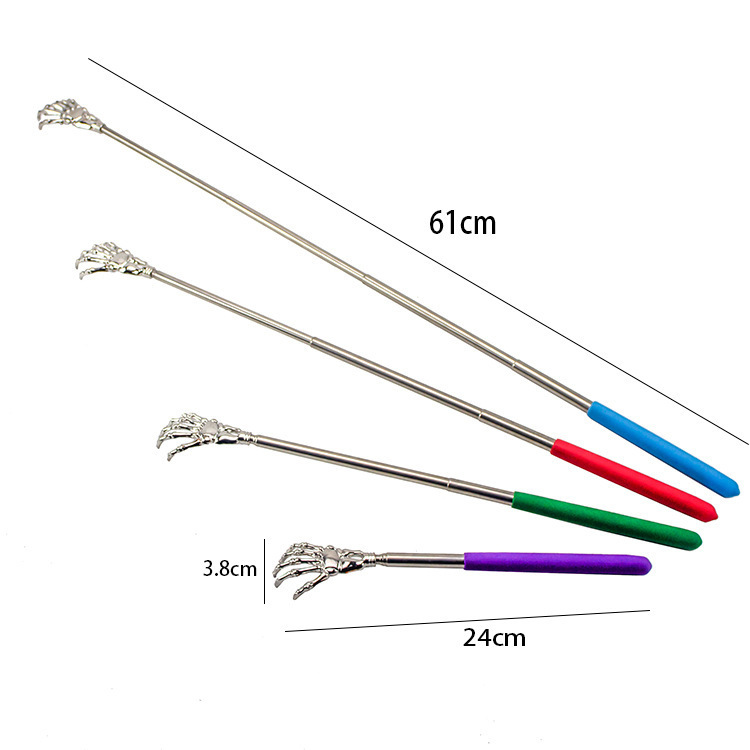 Metal eagle claw not asking for people stainless steel telescopic scratcher old head music scratcher metal crafts Tickle