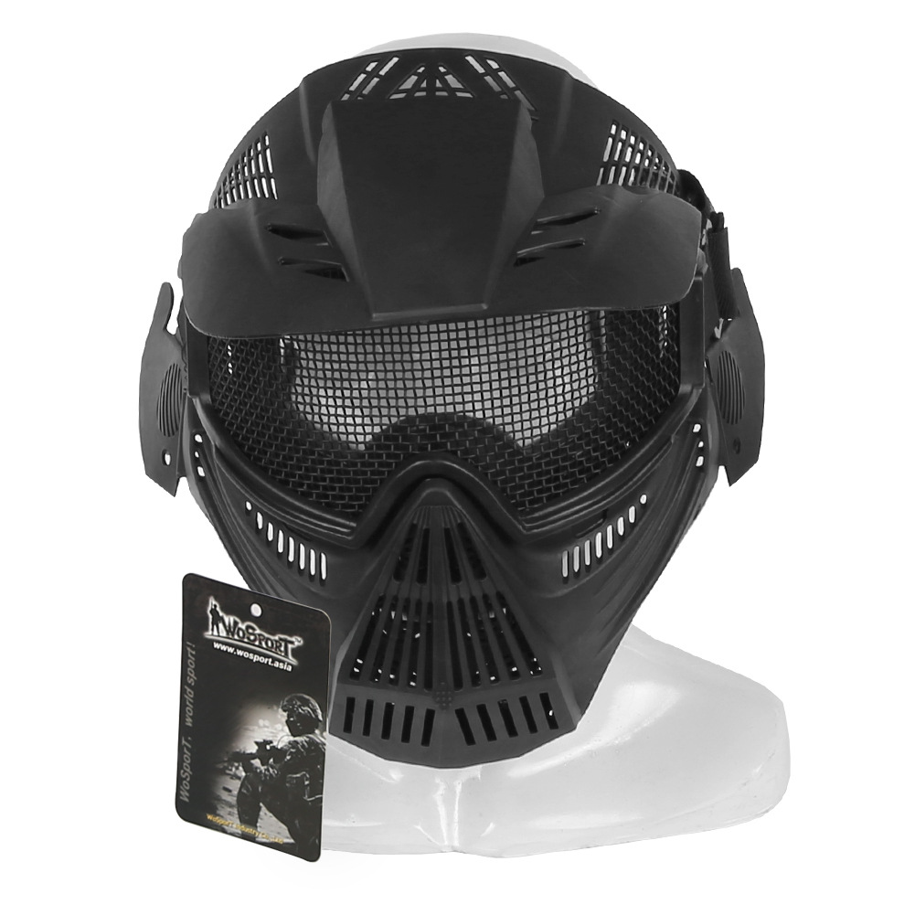 KINGRIN factory direct real CS tactical field riding Mask Series full face protective steel wire large mask