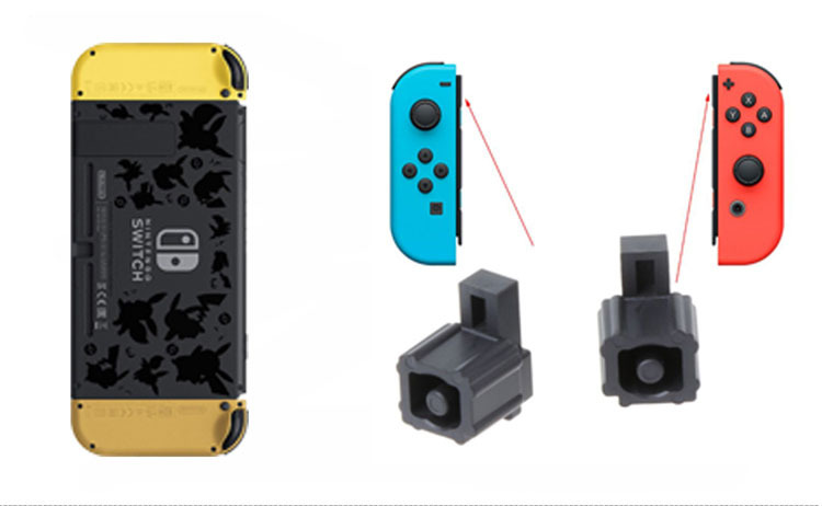 Switch handle original buckle JoyCon left and right metal alloy sliding lock NS host loose repair accessories