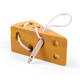 Early childhood education children wearing rope toy mouse cheese wooden baby educational pull string threading toy game wholesale
