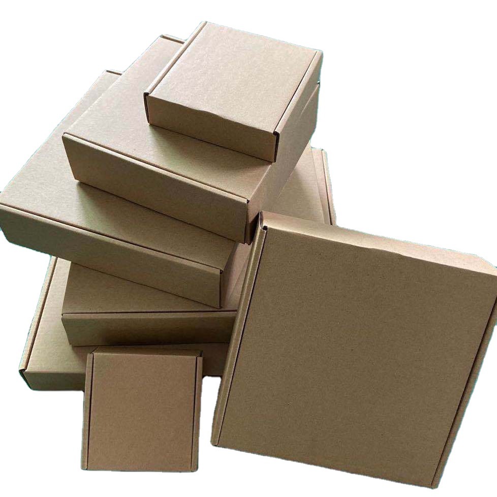 Shenzhen special hard three-layer spot Square flying machine box carton display box accessories jewelry box express shipping carton