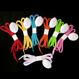New push luminous shoelaces LED lazy luminous shoes light youth woven nylon webbing factory direct wholesale
