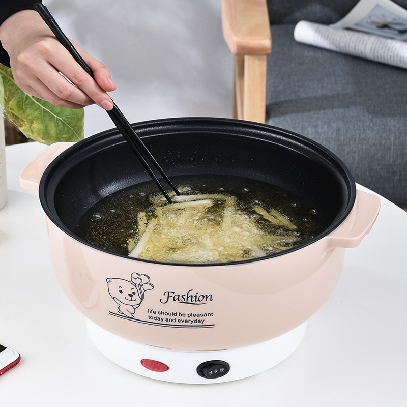 Korean mini electric cooker electric cooker electric cooker electric cooker electric hot pot steamer dormitory electric cooking noodle pot factory wholesale