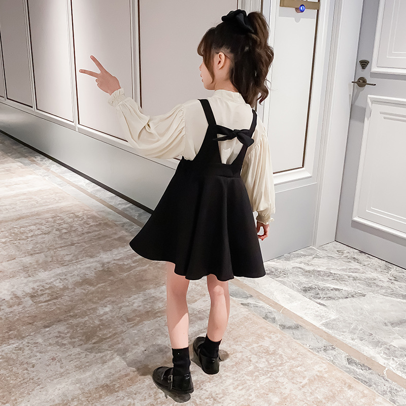 Girls' Autumn Suit 2020 New Korean-style Children's Strand Skirt Two-piece Set for Big Children and Little Girls Fashion