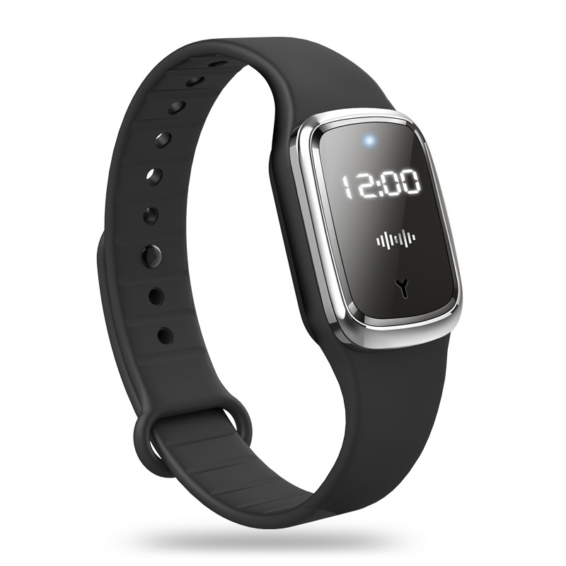 Cross-border clock display Mosquito Repellent Bracelet ultrasonic electronic device for children, adults, pregnant women, outdoor mosquito prevention