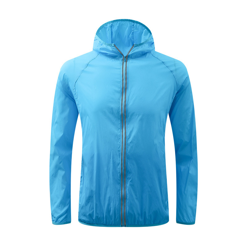 New reflective strip hooded adult skin clothing outdoor sports riding sunshade clothing manufacturers spot wholesale