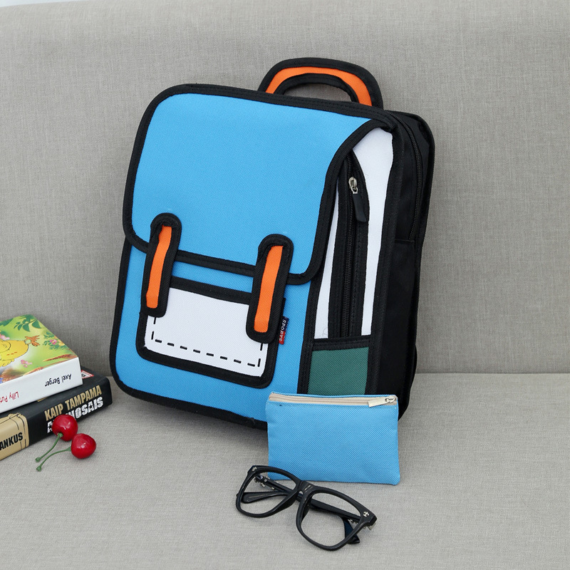 Secondary schoolbag primary school student training school printing logo waterproof schoolbag art calligraphy tutorial class