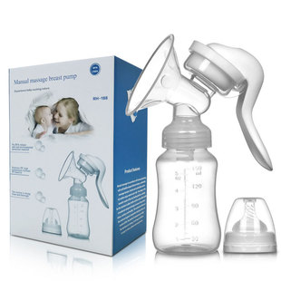 English Packaging Manual Breast pump Maternity Supplies Silicone Milking Machine Milk Pulling Breastpump