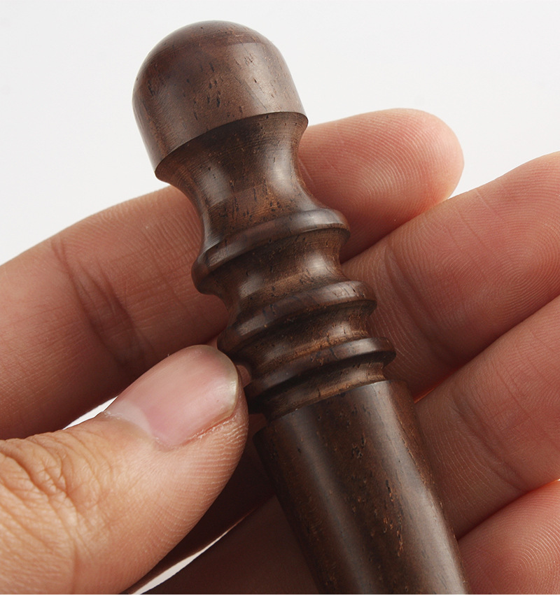 Sandalwood polishing stick hand-made DIY leather leather hand-made polishing leather edge edge sealing polishing stick full length 13.8cm