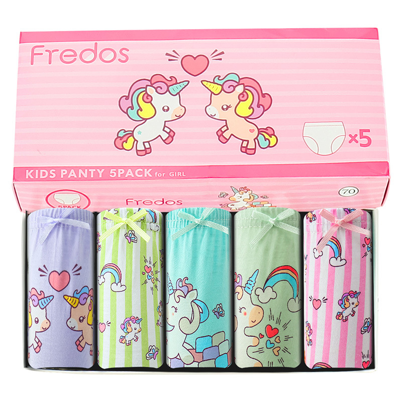 Factory Direct wholesale children's underwear Korean style girls' cotton briefs girls' baby cotton shorts without pp