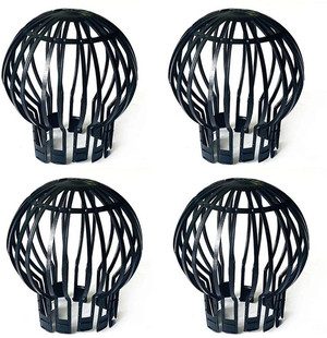 Roof floor drain plastic black drain anti-blocking round mesh cover balcony outdoor rain household drain cover