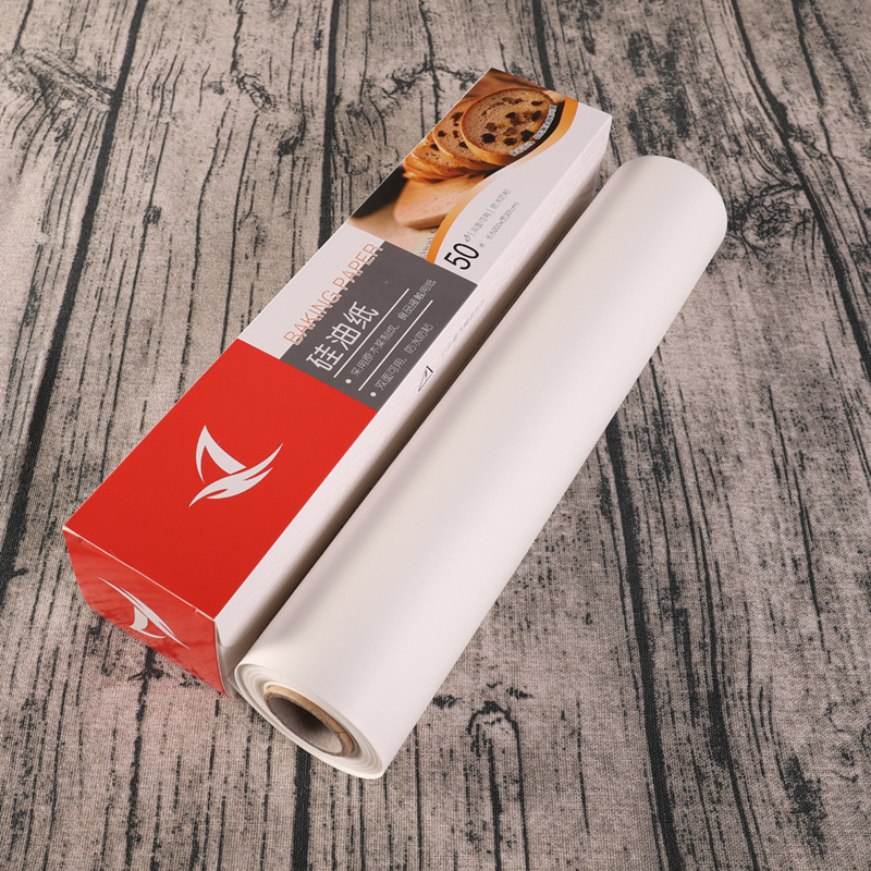 50-meter double-sided silicone oil paper baking household food-grade oven tray non-stick baking meat paper factory wholesale