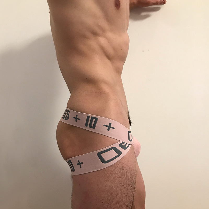 BS 85 cotton sexy men's thong personality trendy men's low waist sexy T pants underwear men's BS3515