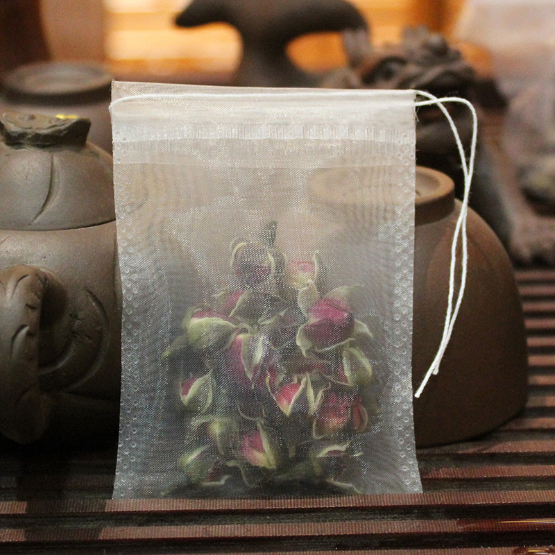 Nylon Drawstring Tea Bag Disposable Filter Bag Spice Bag Homemade Scented Tea Bag Tea Bag Wholesale Tea Bag