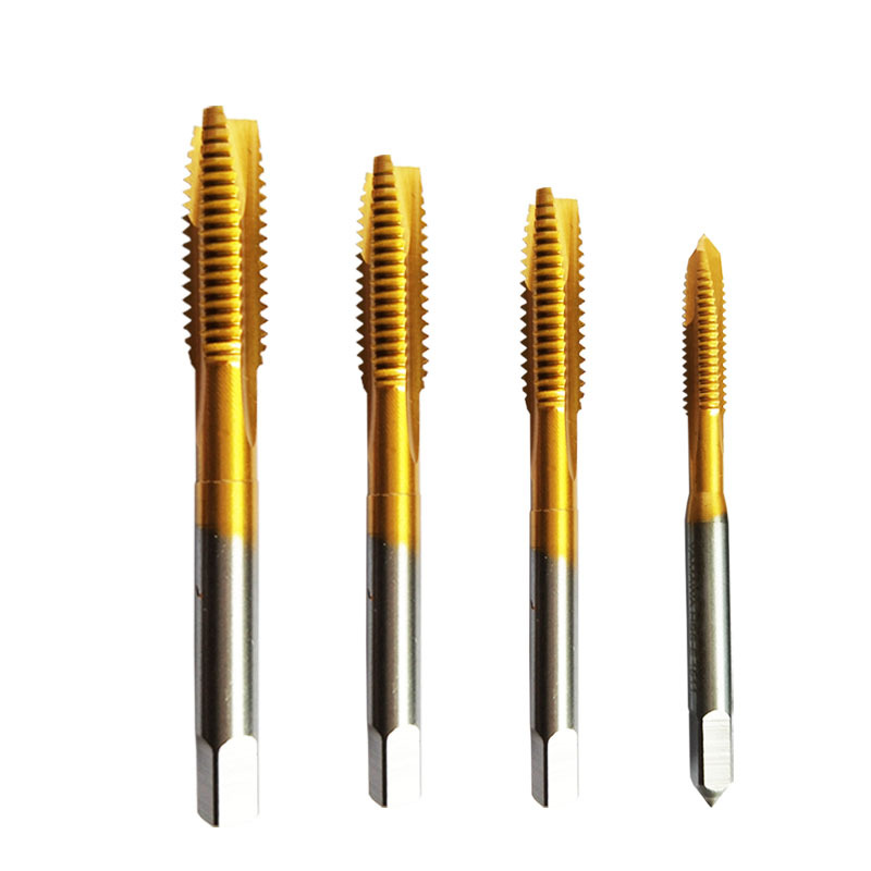 Titanium-plated US inch screw machine tap tip tap 8-32 10-24 1/4 3/8 5/16 7/16