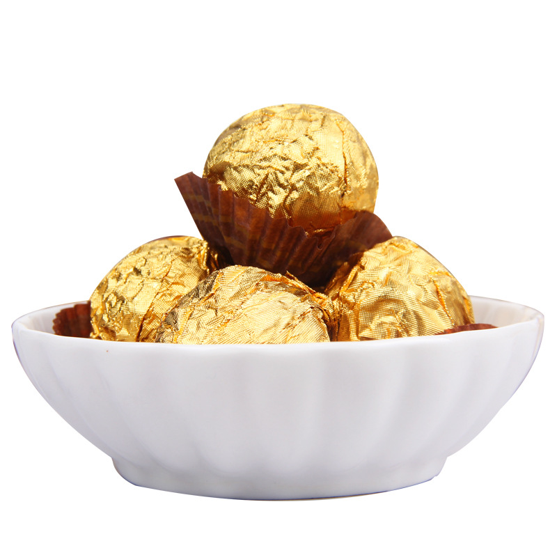 Nut Sandwich Chocolate Jinsha Chocolate Ball Wedding Wedding Candy Chocolate Office Snack Hand Gift