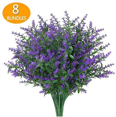 Cross-border artificial green plant artificial flower plastic lavender flower fake flower home wedding outdoor balcony plant