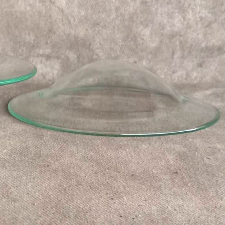 Spot supply 12cm Creative Glass aromatherapy dish glass crafts matching tray high temperature bake bending gift supplies