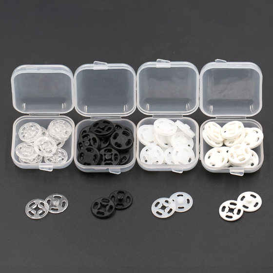 Transparent Dark Button Anti-Shirt Button Clothes Plastic Invisible Button Snap Button Snap Button Baby Snap Button