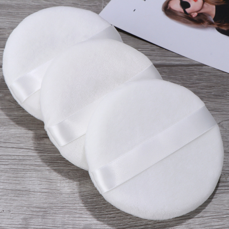 Spot diameter 3cm-9cm powder puff Crystal super soft dry powder puff makeup honey powder puff flocking plush