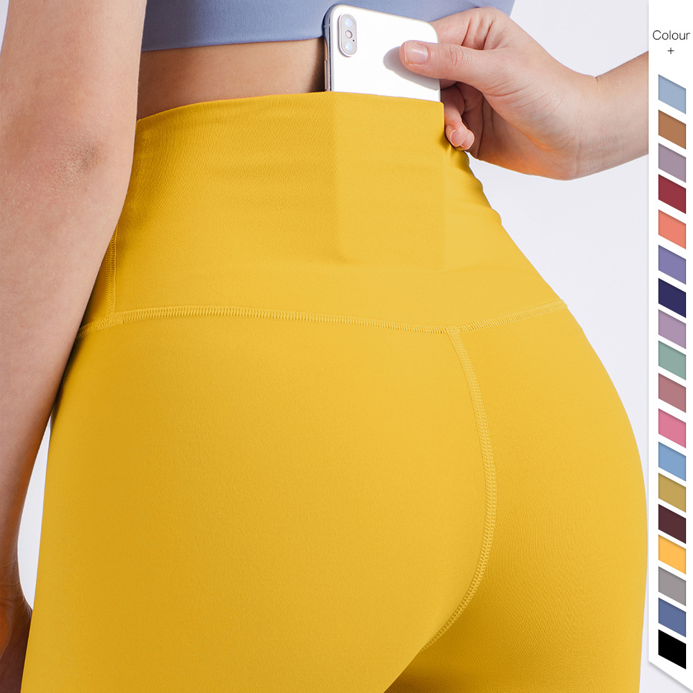 NULS Yoga Suit Gods Pants Sports Style Fitness Pants Tight Peach Hip-lifting High Waist Naked Yoga Pants Women's Outer Wear