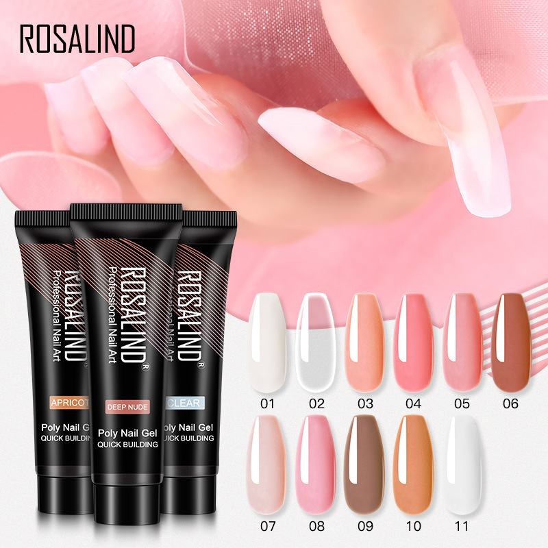 ROSALIND cross-border quick nail extension glue crystal glue phototherapy glue extension glue paper-free nail polish glue special