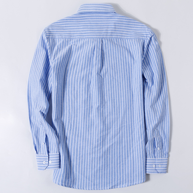 [38-46 large size Cotton] new men's long sleeve Oxford shirt young and middle-aged Ma Biao men's wholesale generation