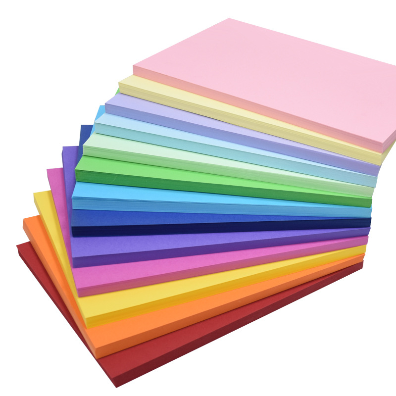 A3 color cardboard 200g handmade hard cardboard cover paper painting making greeting card paper Children's DIY cardboard