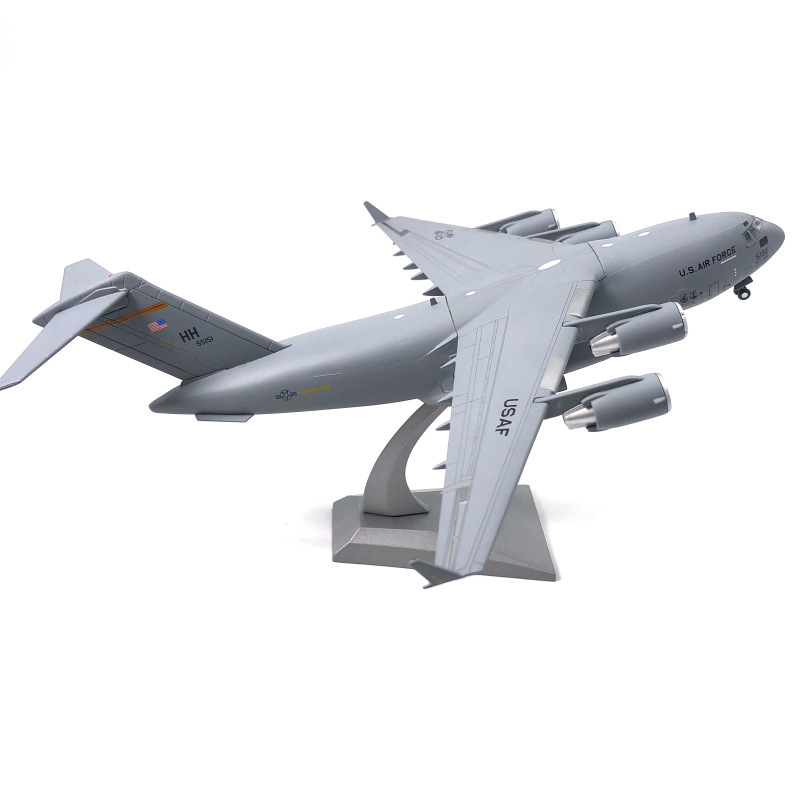 Nsmodel1:200 US transport aircraft C- 17 simulation alloy fighter aircraft model finished product