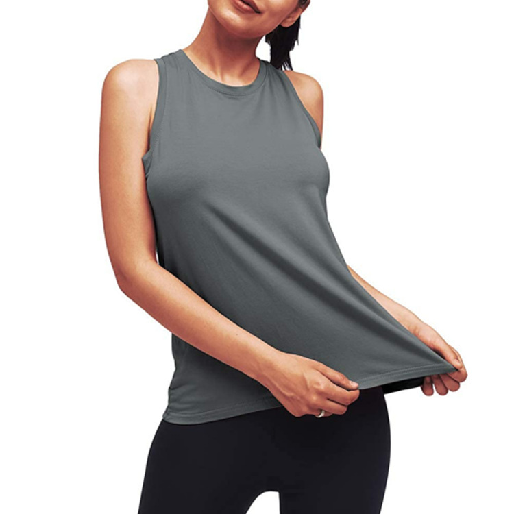 2020 Summer New Women's Yoga Sports Vest Women's Fitness Pleated Top Sports T-shirt