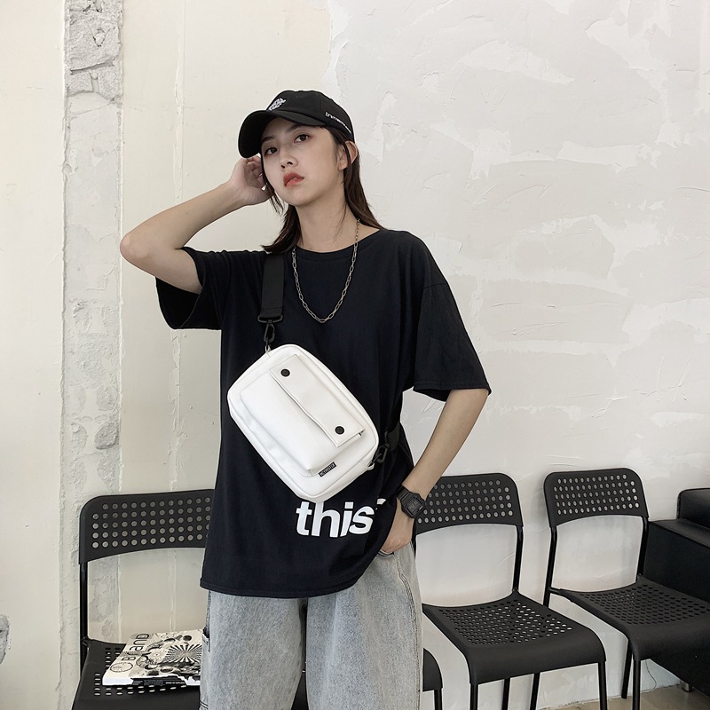 Men's pu Shoulder Bag Trendy Brand Men's Crossbody Bag Postman Men's Bag Cross-border Backpack Fashion Bag ins Mobile Phone Bag