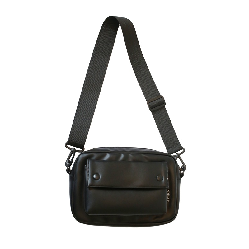 Men's pu Shoulder Bag Trendy Brand Men's Crossbody Bag Postman Men's Bag Cross-border Backpack Fashion Bag ins Mobile Phone Bag