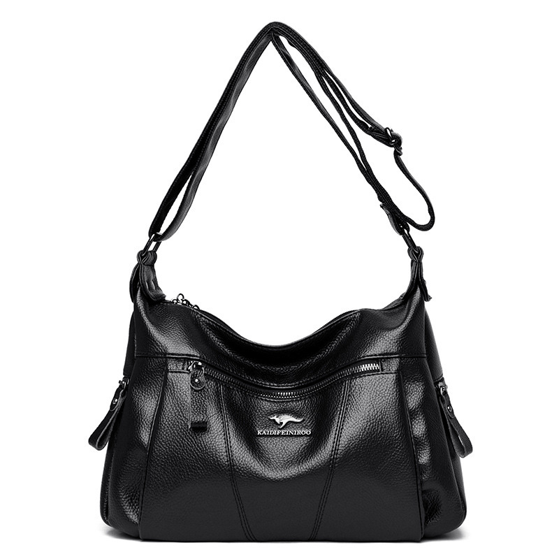 2020 New Ladies Bag Fashion All-match Large Capacity Shoulder Bag Casual Crossbody Bag Women's European and American One-piece Hair