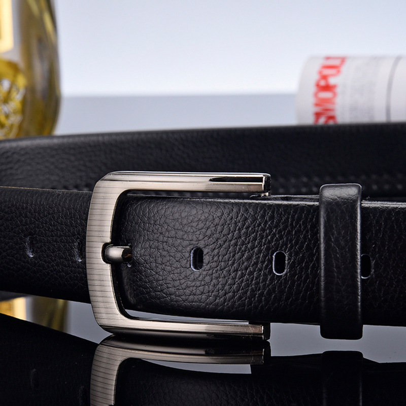 Belt Men's pin buckle fashion factory direct all-Match belt decoration advanced Belt Men's wholesale Belt Men's